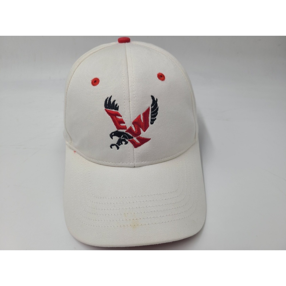 Eastern Washington University EWU Eagles Pacific Adjustable Hat Cap NCAA White